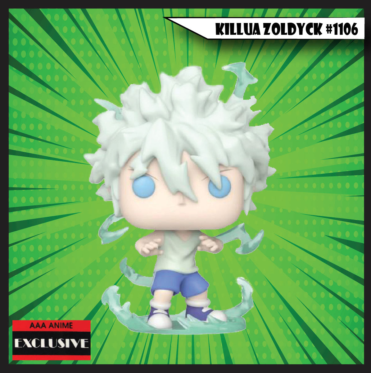 Funko POP Hunter X Hunter n°1106 Killua Zoldyck (AAA Anime Exclusive)