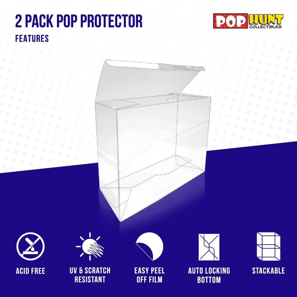 Pop Protectors for 2 PACK-5 Piece (0.5mm) - Pop Hunt Collectibles