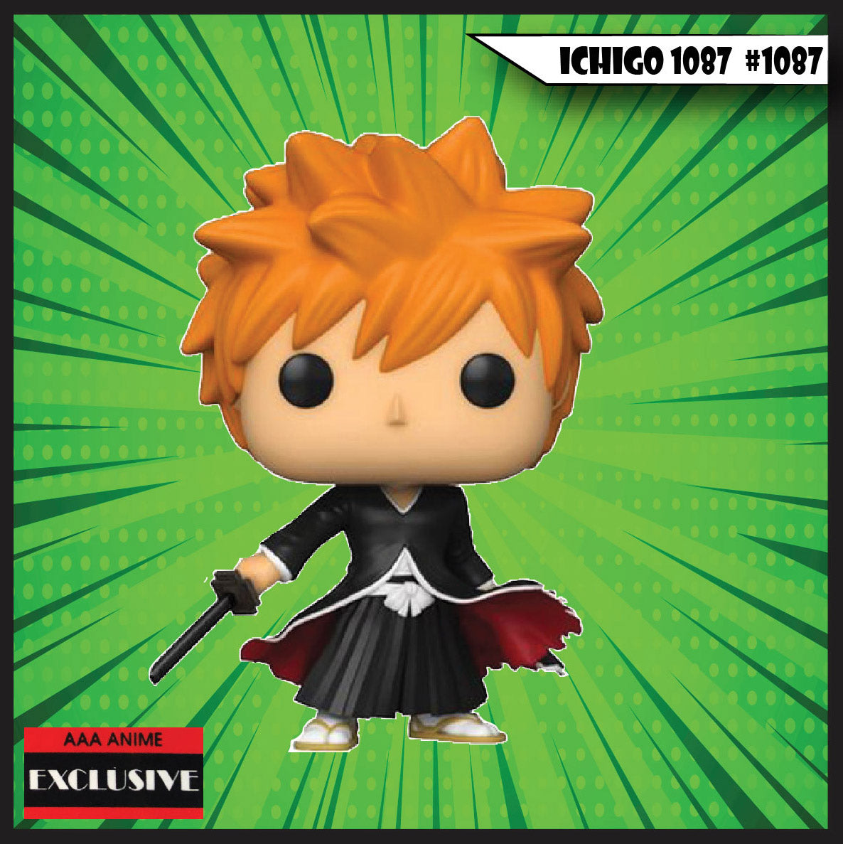 Funko POP Bleach Ichigo 1087 - Édition AAA Exclusive, Neuve Sous Blister